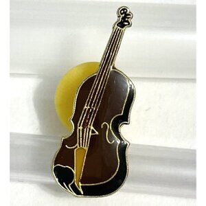 Tiny Violin Musical Instrument Lapel Pin